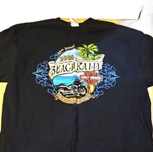 HARLEY DAVIDSON Beach Rally tee large